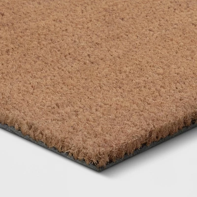 1'6"x2'6" Solid Doormat Beige - Room Essentials™ 2 1'6"x2'6" Solid Doormat Beige - Room Essentials™ - Image 2