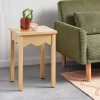 Wavy Accent Side Table Natural - Room Essentials™