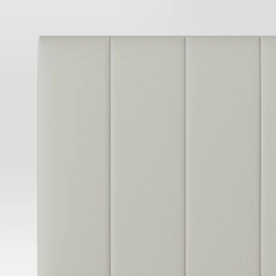 Dorm Twin Bed Cream - Room Essentials™: Upholstered Headboard, Plywood Frame, No Box Spring Needed 3 Dorm Twin Bed Cream - Room Essentials™: Upholstered Headboard, Plywood Frame, No Box Spring Needed - Image 3