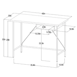 Wood And Metal Writing Desk With Storage - Room Essentials -Target GUEST 16384948 3285 48d2 a246 ed58869f46f1