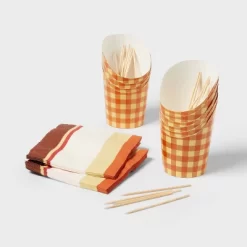 Paper Charcuterie Cup Napkin Skewer Set Natural - Room Essentials™ 5 Paper Charcuterie Cup Napkin Skewer Set Natural - Room Essentials™ -Target GUEST 16a6ade8 cfd2 4210 b374 8091368678b5