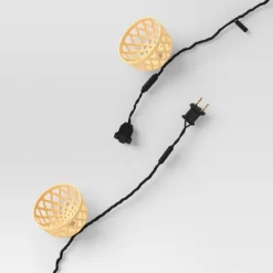 10ct Woven Shaded String Lights With Clear Bulbs - Room Essentials™: LED Lantern, Indoor/Outdoor Use, UL Listed 5 10ct Woven Shaded String Lights With Clear Bulbs - Room Essentials™: LED Lantern, Indoor/Outdoor Use, UL Listed -Target GUEST 1851056d 06c8 4c3c 9f89 8b4251df0839