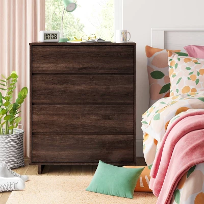 Modern 4 Drawer Dresser - Room Essentials™ 1 Modern 4 Drawer Dresser - Room Essentials™
