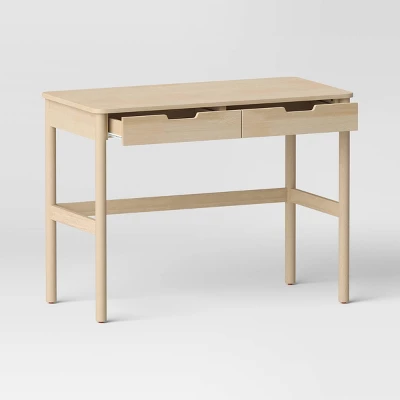 Scandi Desk With Drawers Natural - Room Essentials™ 2 Scandi Desk With Drawers Natural - Room Essentials™ - Image 2