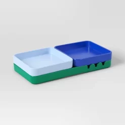 3pc Stackable Melamine Decorative Trays - Room Essentials™ -Target GUEST 219cdf7d 945c 4cb8 bdbc 483ee63f1162