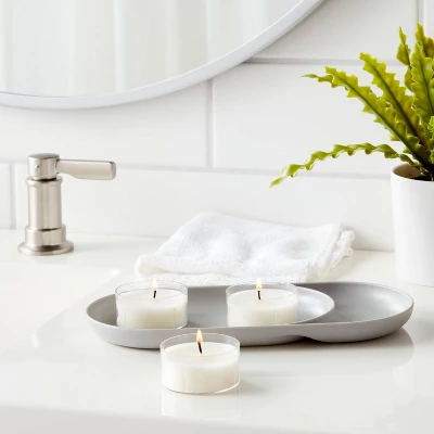 1" 12pk Unscented Jumbo Tealight Candles White - Room Essentials™: Paraffin Wax, 6.5hr Burn Time, 12ct 1 1" 12pk Unscented Jumbo Tealight Candles White - Room Essentials™: Paraffin Wax, 6.5hr Burn Time, 12ct