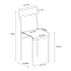 Set Of 2 Wavy Metal Dining Chair - Room Essentials™ 11 Set Of 2 Wavy Metal Dining Chair - Room Essentials™ -Target GUEST 244af39a 2acf 4be3 bda2 1dd25ed8d284