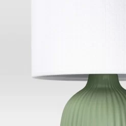 Fluted Ceramic Table Lamp: ETL Listed, Cotton/Polyester Shade, No Assembly - Room Essentials™ 5 Fluted Ceramic Table Lamp: ETL Listed, Cotton/Polyester Shade, No Assembly - Room Essentials™ -Target GUEST 247f827c 6d1d 4d2a 9de7 e5dbd5ceee84