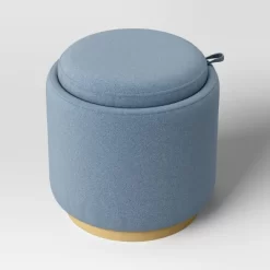 Round Upholstered Storage Ottoman - Room Essentials™ 12 Round Upholstered Storage Ottoman - Room Essentials™ -Target GUEST 25ec3a51 5242 4bf1 a4dc 8a42491eb695