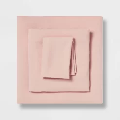 Twin/Twin XL Garment Washed Microfiber Solid Sheet Set - Room Essentials™ -Target GUEST 27762cb4 2a66 45b9 975a dcea8ca0ef1a
