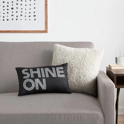 Sherpa Square Pillow - Room Essentials™ 2 Sherpa Square Pillow - Room Essentials™ - Image 2