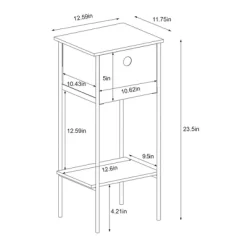 Fabric Bin Dorm Side Table Black Frame - Room Essentials™ -Target GUEST 29b2eed4 2a93 44ce 9a1d 5d6a80e003ca