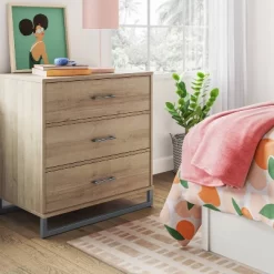 Mixed Material 3 Drawer Dresser - Room Essentials™ -Target GUEST 2ac59a8a 34a8 4a1e 9c55 f41f99711a8d