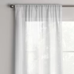 1pc Sheer Crinkle Window Curtain Panel White - Room Essentials™ -Target GUEST 2b1500e5 1e29 4b0c 8e3b 544423b7637b