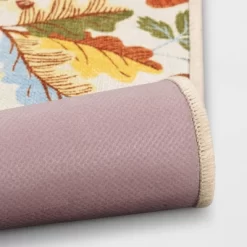 2'x3' Washable Leaf Harvest Scatter Woven Accent Rug Cream/Orange/Green - Room Essentials™ -Target GUEST 2c37c49b f83f 429e b4f7 240a2c37caff