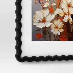 11"x14" Wavy Shape Picture Frame Black - Room Essentials™ -Target GUEST 2e5a8e07 0657 4963 954a 763aeea5b0cb