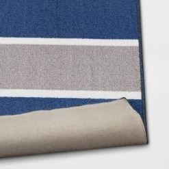 4'x5'6" Rugby Striped Accent Rug Gray/Blue - Room Essentials™ 5 4'x5'6" Rugby Striped Accent Rug Gray/Blue - Room Essentials™ -Target GUEST 30c376bd 7116 4e6d 90f8 d2902e4d9874