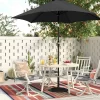 9'x9' Patio Market Umbrella - Black Pole - Room Essentials™