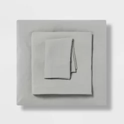 Twin/Twin XL Garment Washed Microfiber Solid Sheet Set - Room Essentials™ -Target GUEST 3566a3de d45c 462a b559 85e6627b725f