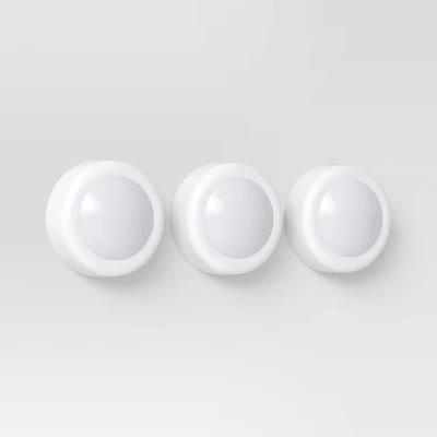 3pk 3" RGB Novelty Wall Lights With Remote Control - Room Essentials™ 3 3pk 3" RGB Novelty Wall Lights With Remote Control - Room Essentials™ - Image 3