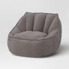 Dorm Lounge Chair Heather Gray - Room Essentials™: Polyester Upholstery, Foam Filled, No Assembly Required