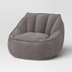 Dorm Lounge Chair Heather Gray - Room Essentials™: Polyester Upholstery, Foam Filled, No Assembly Required