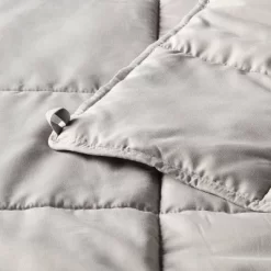 50"x70" 12lbs Weighted Blanket Gray - Room Essentials™ -Target GUEST 400bab66 cec7 4127 a7a7 b417b00534f4