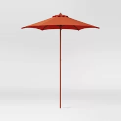 6' Round Outdoor Patio Market Umbrella With Black Pole - Room Essentials™ 23 6' Round Outdoor Patio Market Umbrella With Black Pole - Room Essentials™ -Target GUEST 42718b3d 730a 43c4 922c 0fd791fe6c07