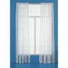 1pc Sheer Window Curtain Panel White - Room Essentials™