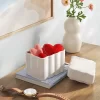 Scalloped Lidded Box White - Room Essentials™