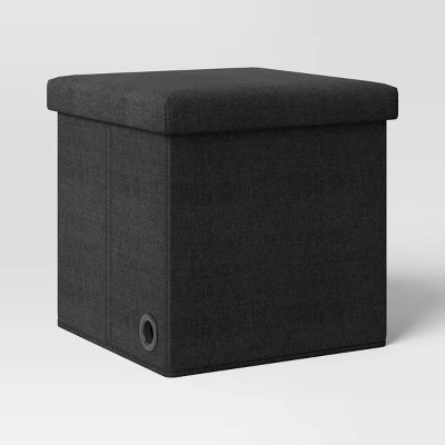 Collapsible Dorm Single Storage Ottoman - Room Essentials™ 2 Collapsible Dorm Single Storage Ottoman - Room Essentials™ - Image 2