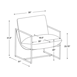 Metal Framed Sling Dorm Chair - Room Essentials™ -Target GUEST 4a533c6e a922 4320 a4b6 12e30169897b