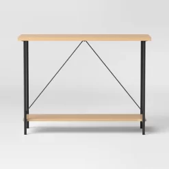 Wood And Metal Console Table Natural - Room Essentials™ -Target GUEST 4cf2192e 699d 4e8f bff9 4e238c7f17ef