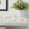 50ct Twist-Flame LED Tealight Candles (White) - Room Essentials™