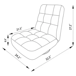 Floor Dorm Gaming Chair With Adjustable Back Navy - Room Essentials™ -Target GUEST 53a369c6 ea83 40cf 80c0 0f8c44fc2061