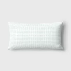 10"x17" Micro Grid Rectangular Outdoor Lumbar Pillow - Room Essentials™ -Target GUEST 57760364 7471 43c6 8b26 f1980d2a939d
