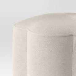 Scalloped Upholstered Ottoman - Room Essentials™ -Target GUEST 635736e6 a717 45dc 90df fe88b146b38e