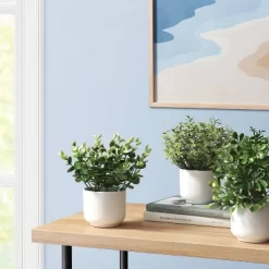 Herb Artificial Plant In White Pot - Room Essentials™