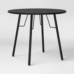 36" Round Dining Table Black - Room Essentials™ -Target GUEST 672e6b51 63af 46b0 9b08 0aa177a1c38e