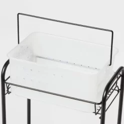Bathroom Storage Cart Black - Room Essentials™ -Target GUEST 675453d0 07b7 412f 82d7 9f5651c4fa58