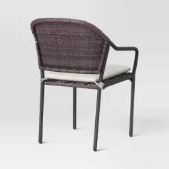 3pc Wicker Bistro Set With Cushions - Dark Brown - Room Essentials™ -Target GUEST 6c91a52d 24e8 4e7b bca7 7f03e76fb207