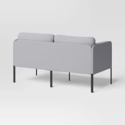Upholstered Dorm Loveseat Gray - Room Essentials™ -Target GUEST 6e676995 4def 4694 80da 3428c1b96a87