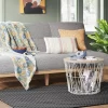 4'x5'6" Small Diamond Area Rug Charcoal Gray - Room Essentials™