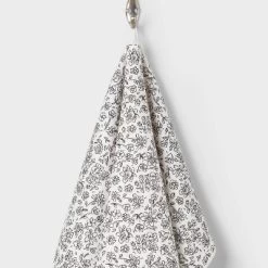 Quick Dry Floral Waffle Towel Black - Room Essentials™ -Target GUEST 6ffcbc52 81df 4e97 99a4 251e7bd3676f