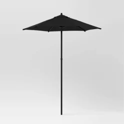 6' Round Outdoor Patio Market Umbrella With Black Pole - Room Essentials™ 22 6' Round Outdoor Patio Market Umbrella With Black Pole - Room Essentials™ -Target GUEST 745205cc 10f6 4caa 84da 8c9536c25529