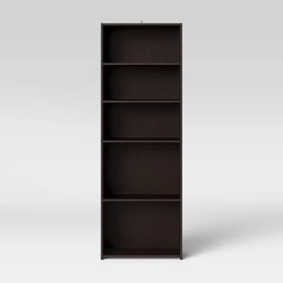 5 Shelf Bookcase Natural- Room Essentials™ 7 5 Shelf Bookcase Natural- Room Essentials™ - Image 7