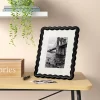 8"x10" Wavy Shape Picture Table Frame Black - Room Essentials™