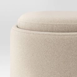 Round Upholstered Storage Ottoman - Room Essentials™ 10 Round Upholstered Storage Ottoman - Room Essentials™ -Target GUEST 808a56aa cfb5 44f1 8938 cb0bb732c67d