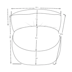 Memory Foam Filled Bean Bag Chair With Corduroy Cover Cream - Room Essentials™ -Target GUEST 80de7f1c 324f 43be ac1a a49ffdeecfbe