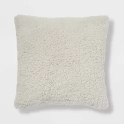 Sherpa Square Pillow - Room Essentials™
